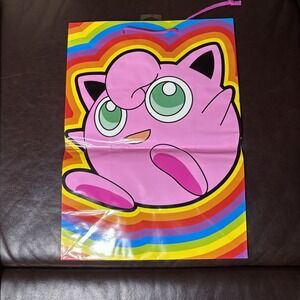 Vintage 2000 Pokemon Gift Bag Jigglypuff‎ Nintendo American Greetings Party Bag